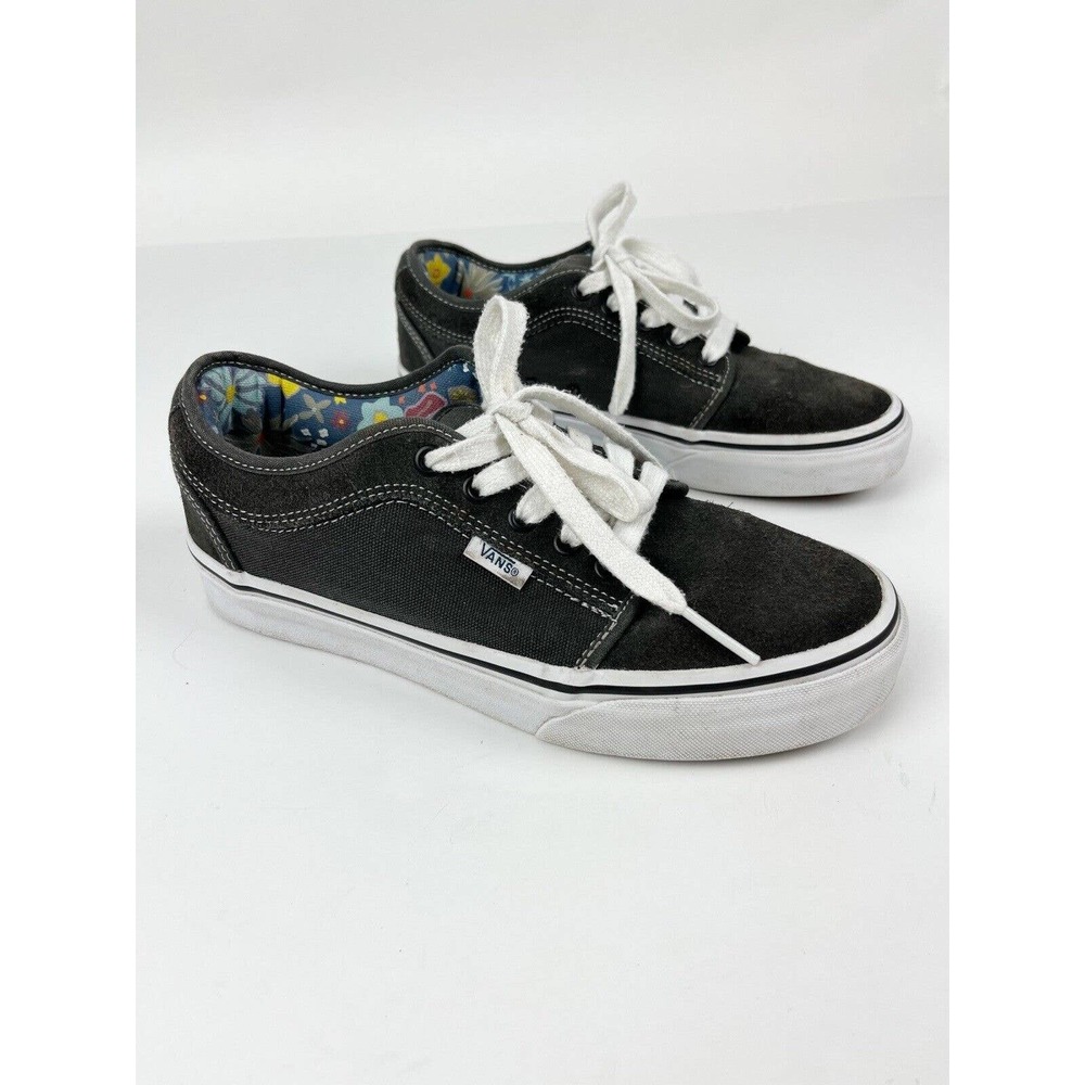 VANS Chukka Low UltraCush Pro Gray Suede Mens Skateboarding Shoes Mens 6.5